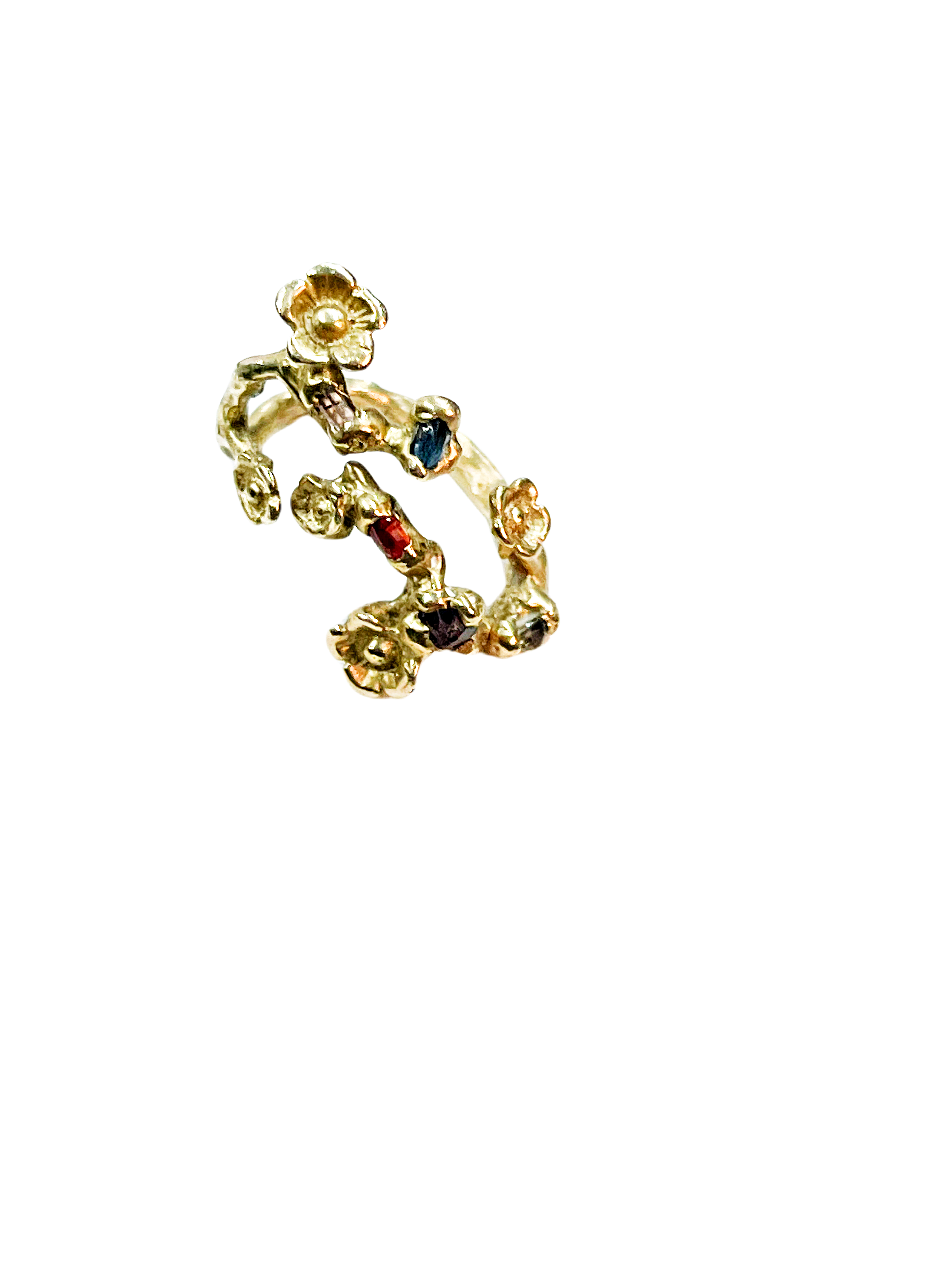 Secret Garden Ring with Sapphire | Earth Sage Jewelry